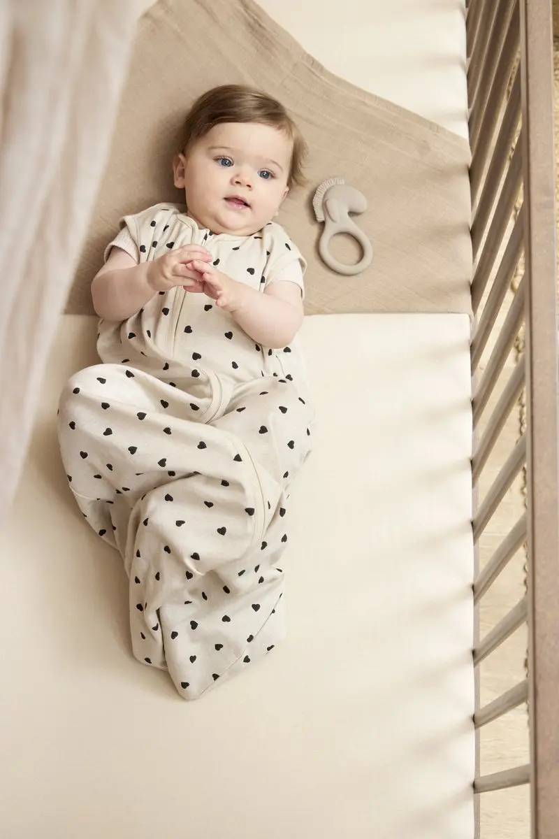 Meyco Baby Uni Hoeslaken Juniorbed - 2 Stuks 70x140/150cm Soft Sand
