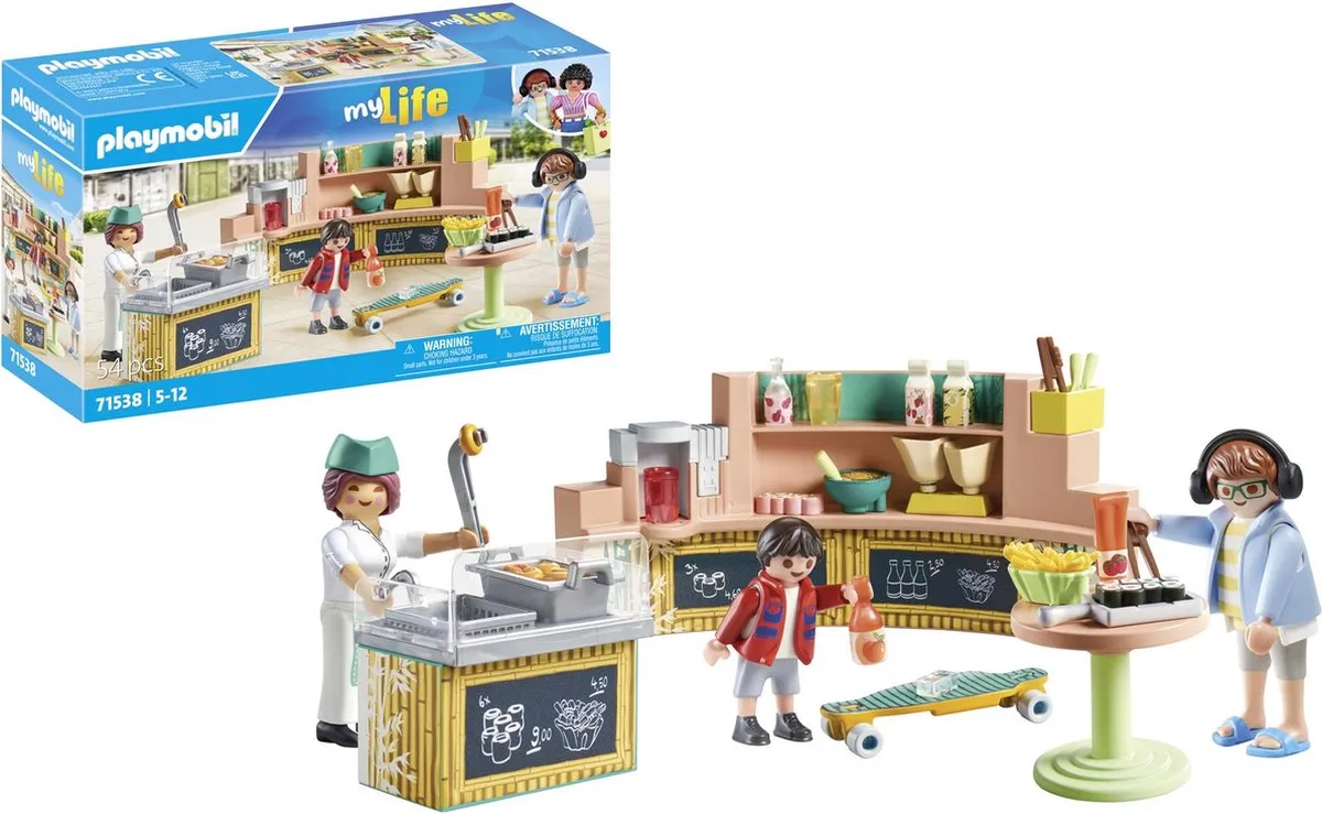 Playmobil My Life Foodlounge 71538 - Multicolor - afbeelding 6 van 6