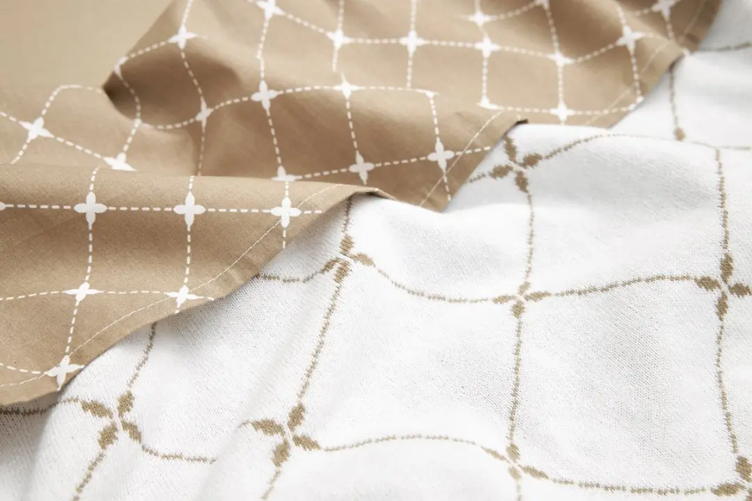 Meyco Baby Louis WiegLaken 2-pack - 75x100cm - Taupe