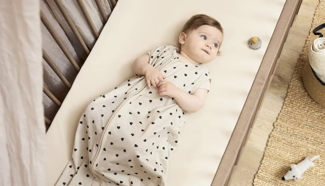Meyco Baby Uni Hoeslaken Ledikant - 2 Stuks 60x120cm - Soft Sand