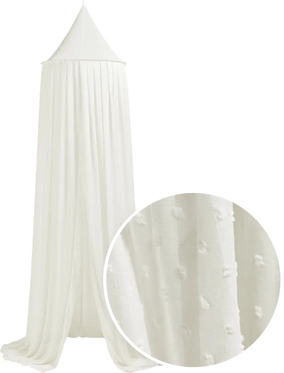 Meyco Baby Plume Klamboe - Offwhite - afbeelding 6 van 6