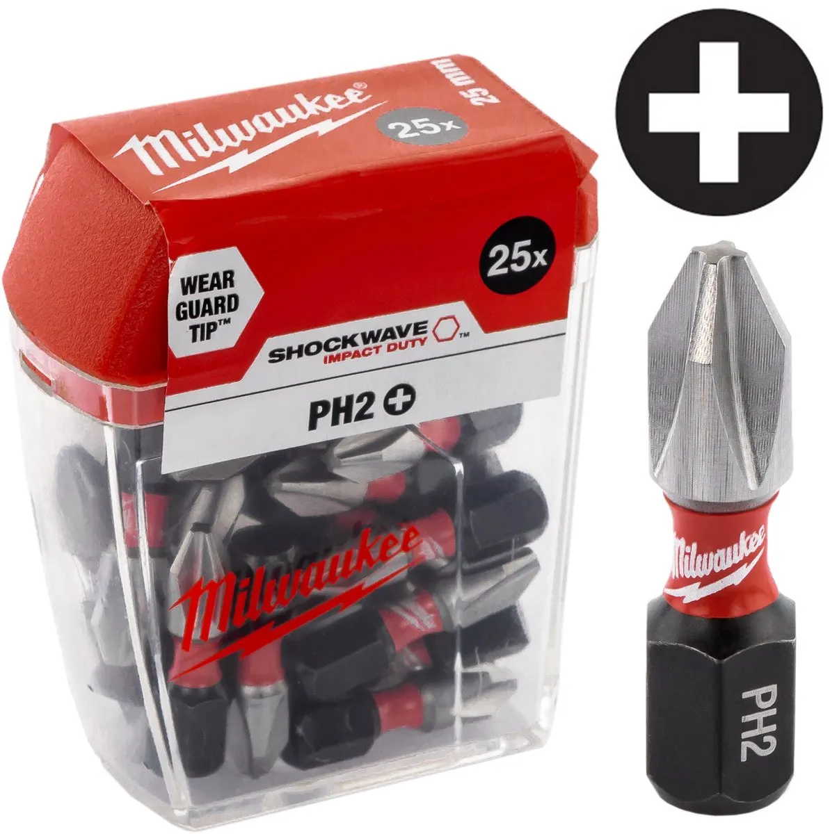 Milwaukee Shockwave Gen II PH2 Bit 1/4"