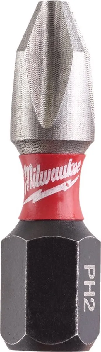 Milwaukee Shockwave Gen II PH2 Bit 1/4" - 1 Stuk - afbeelding 5 van 6
