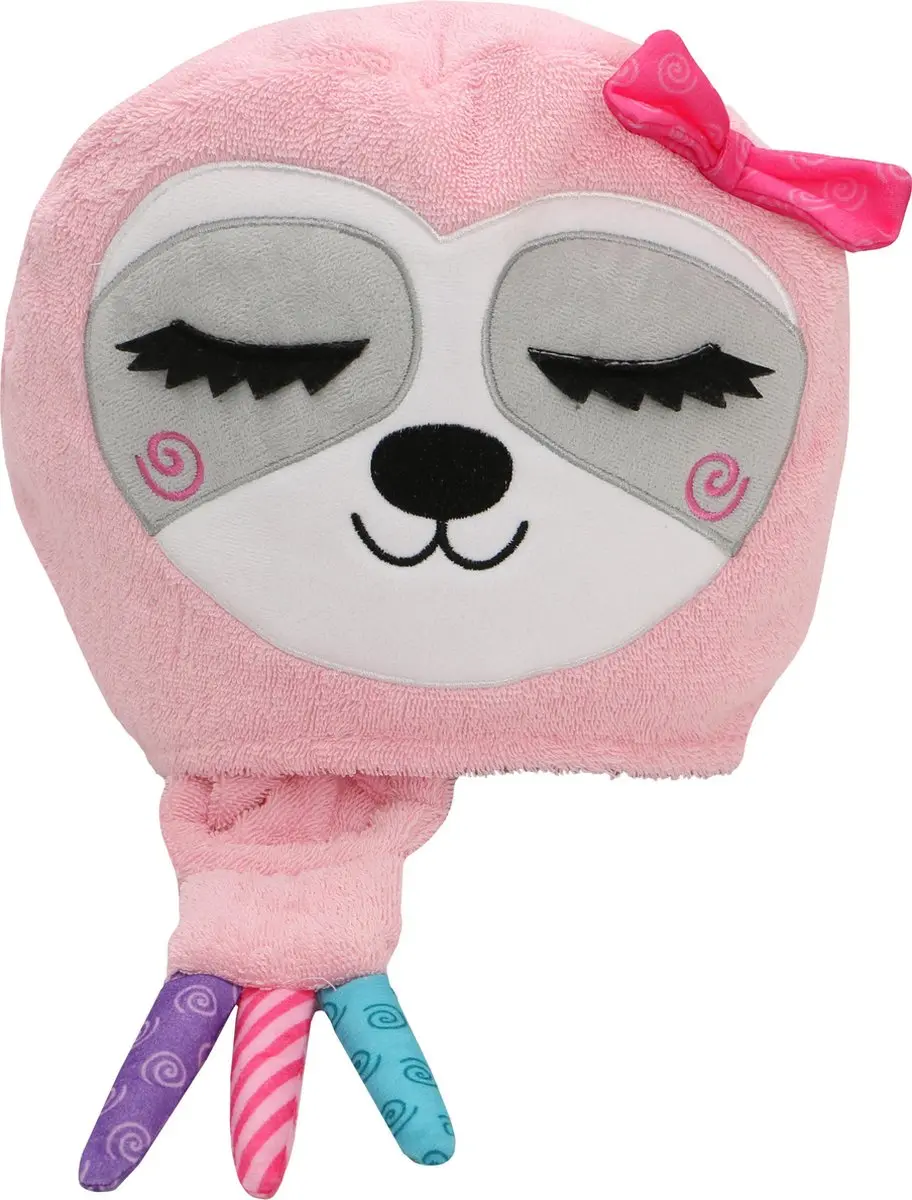 Zoocchini Badcape Sadie the Sloth - Roze