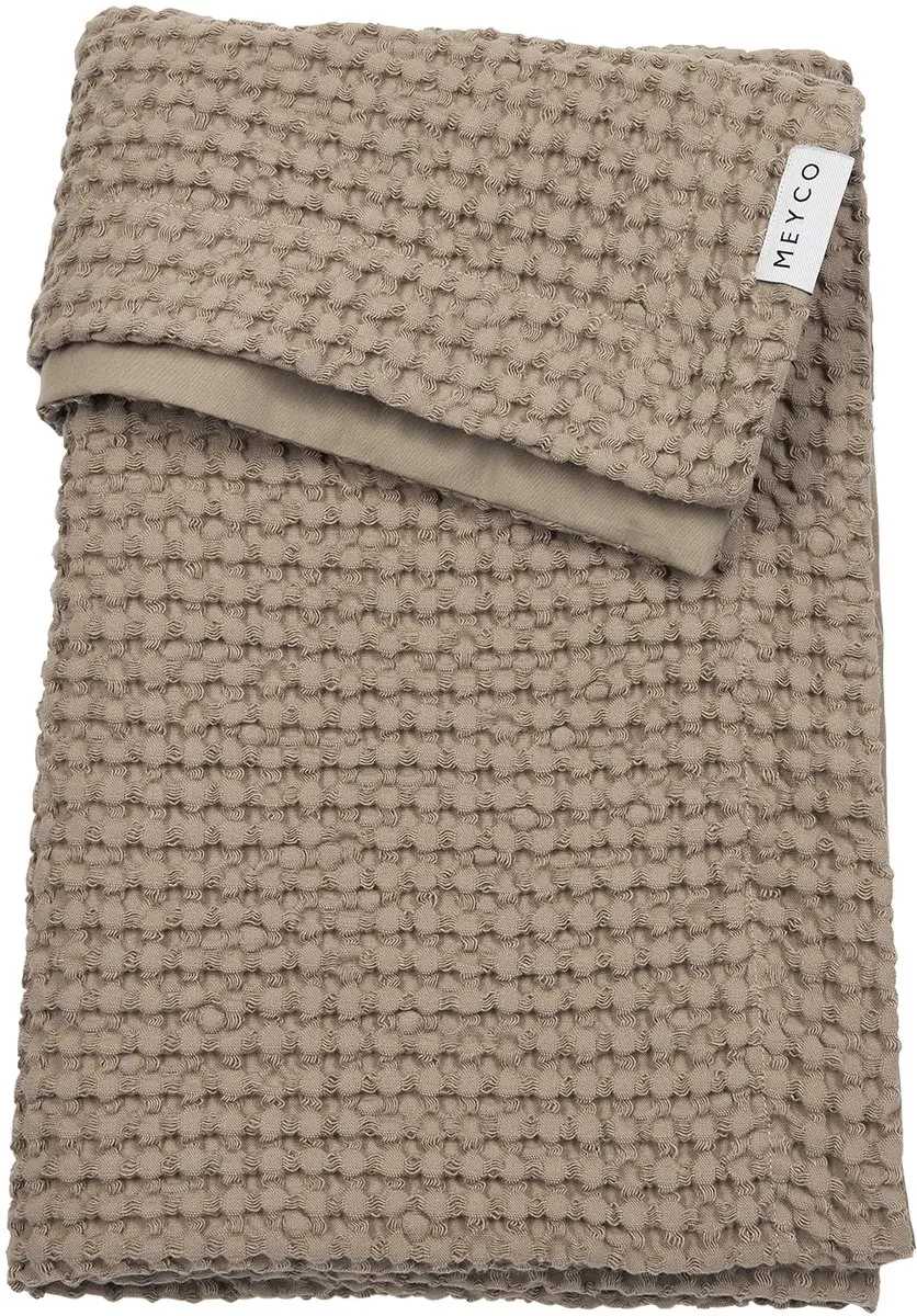 Meyco Baby Wiegdeken Taupe 75x100cm