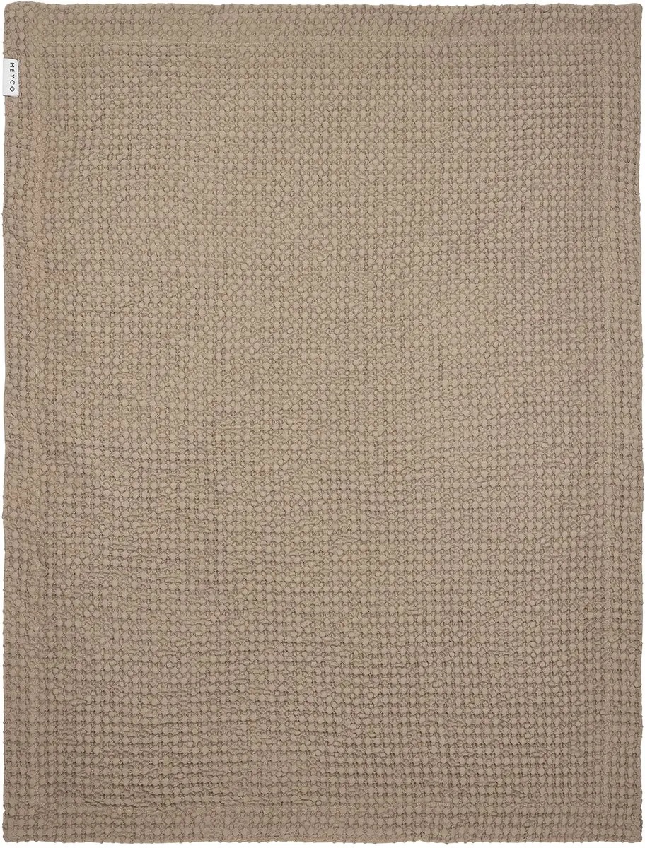 Meyco Baby Wiegdeken Taupe 75x100cm - 1.0 TOG
