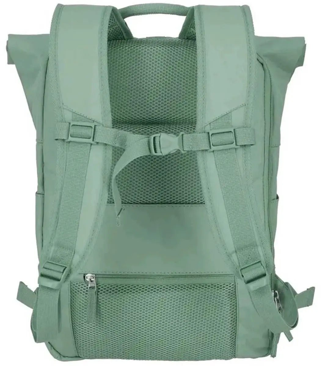 Travelite Basics Rollup Backpack 096310-81 - 16 inch - Lichtgroen