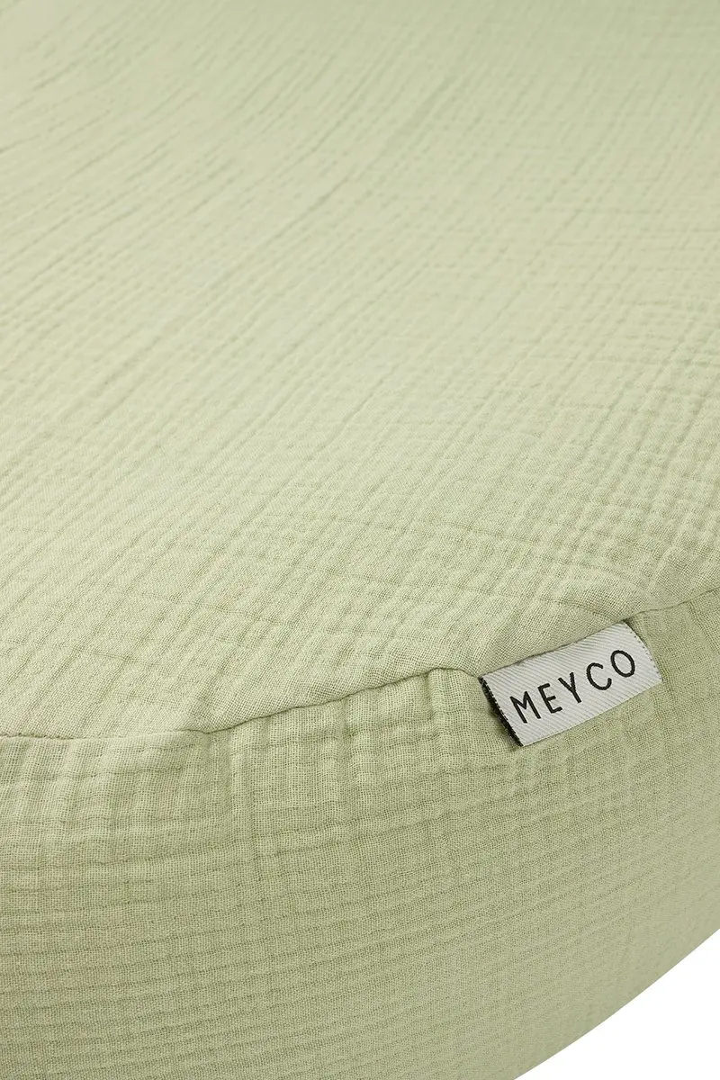 Meyco Baby Uni Relaxhoes voor Voedingskussen - Soft Olive - afbeelding 6 van 6