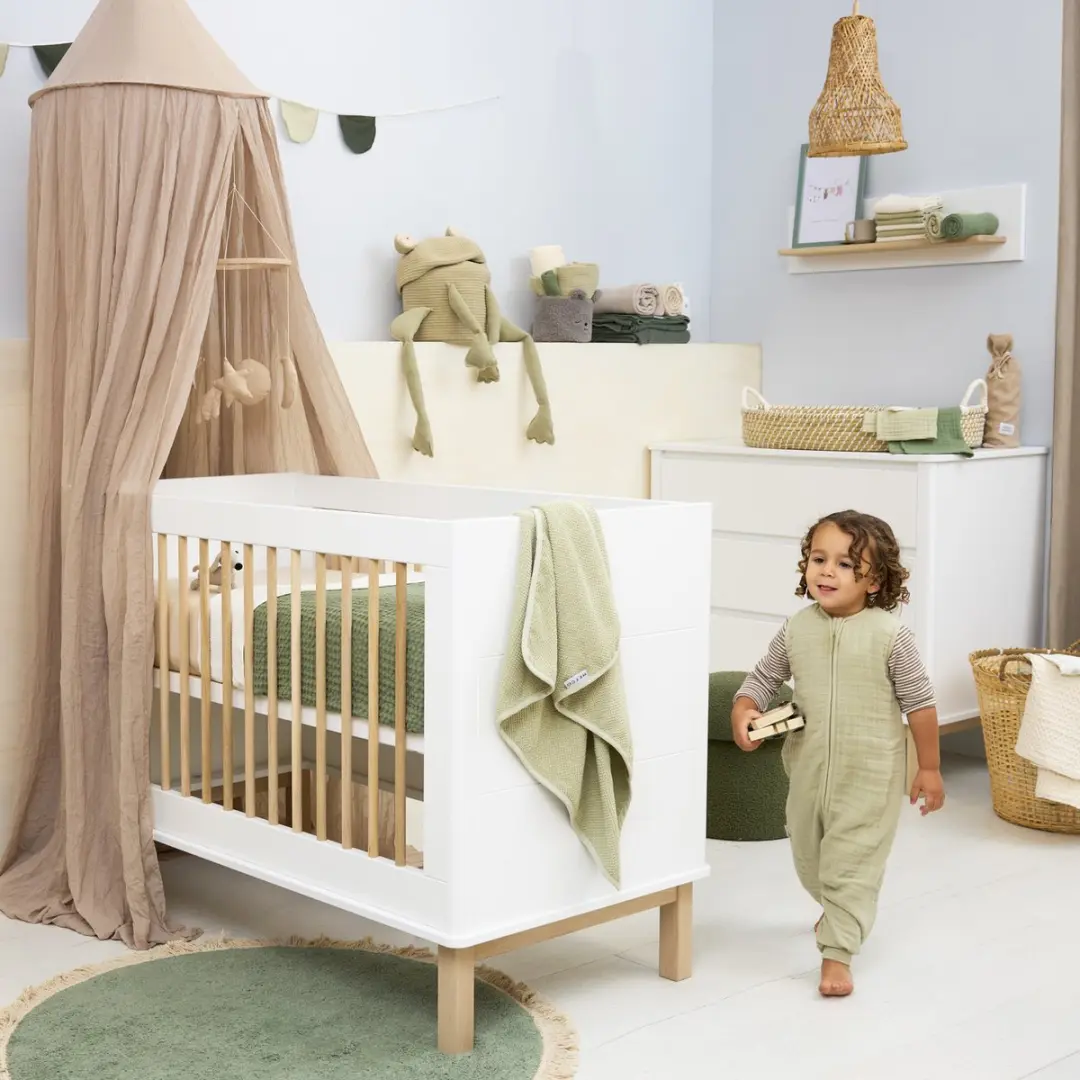 Meyco Baby Zomer Slaapoverall Jumper 104cm - Soft Olive