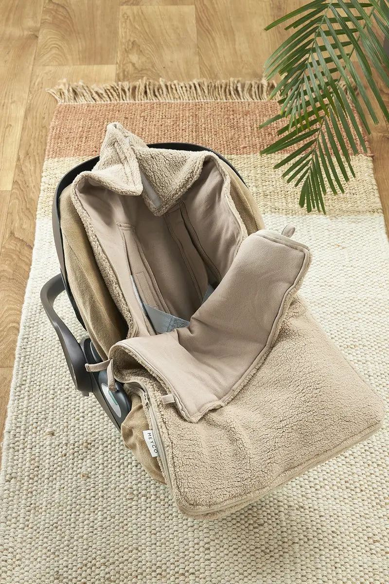 Meyco Baby Teddy Voetenzak 40x82cm - Sand