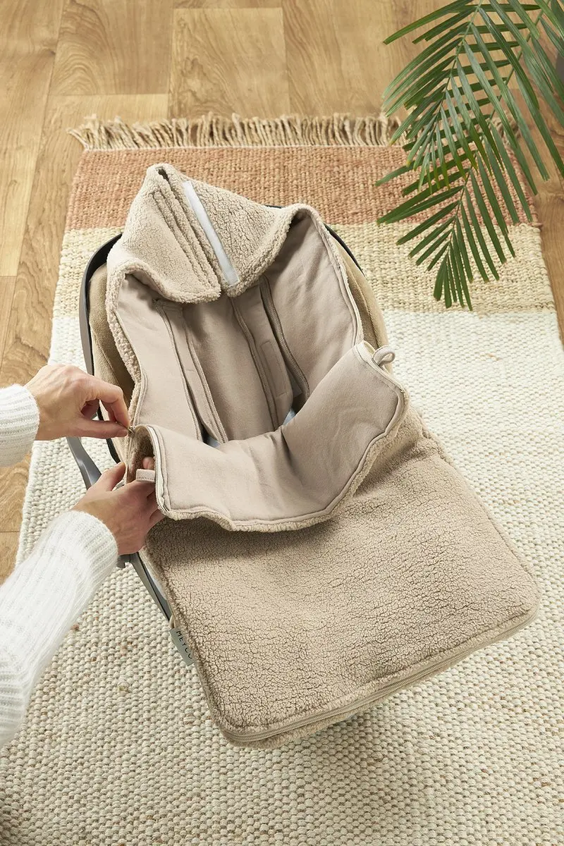 Meyco Baby Teddy Voetenzak 40x82cm - Sand