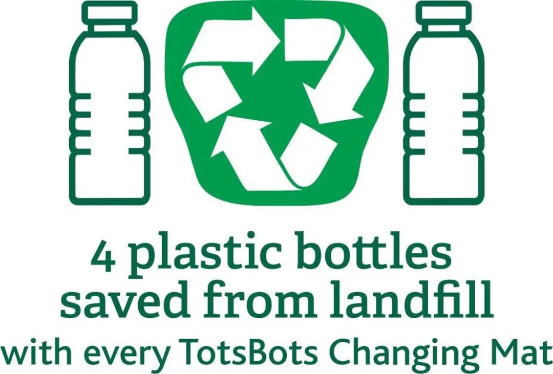 TotsBots Mushroom Town Verschoonmatje - Gerecycled