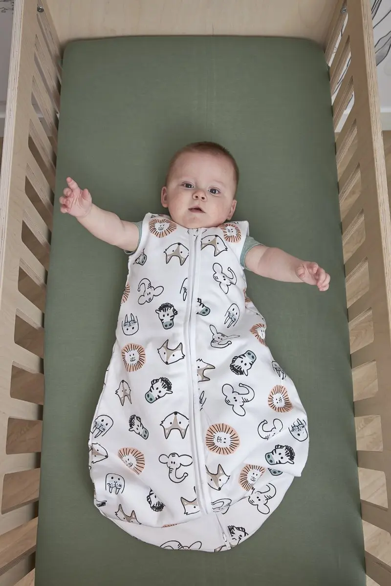 Meyco Baby Animal Zomerslaapzak - 98cm - 0.5 TOG - Multicolor