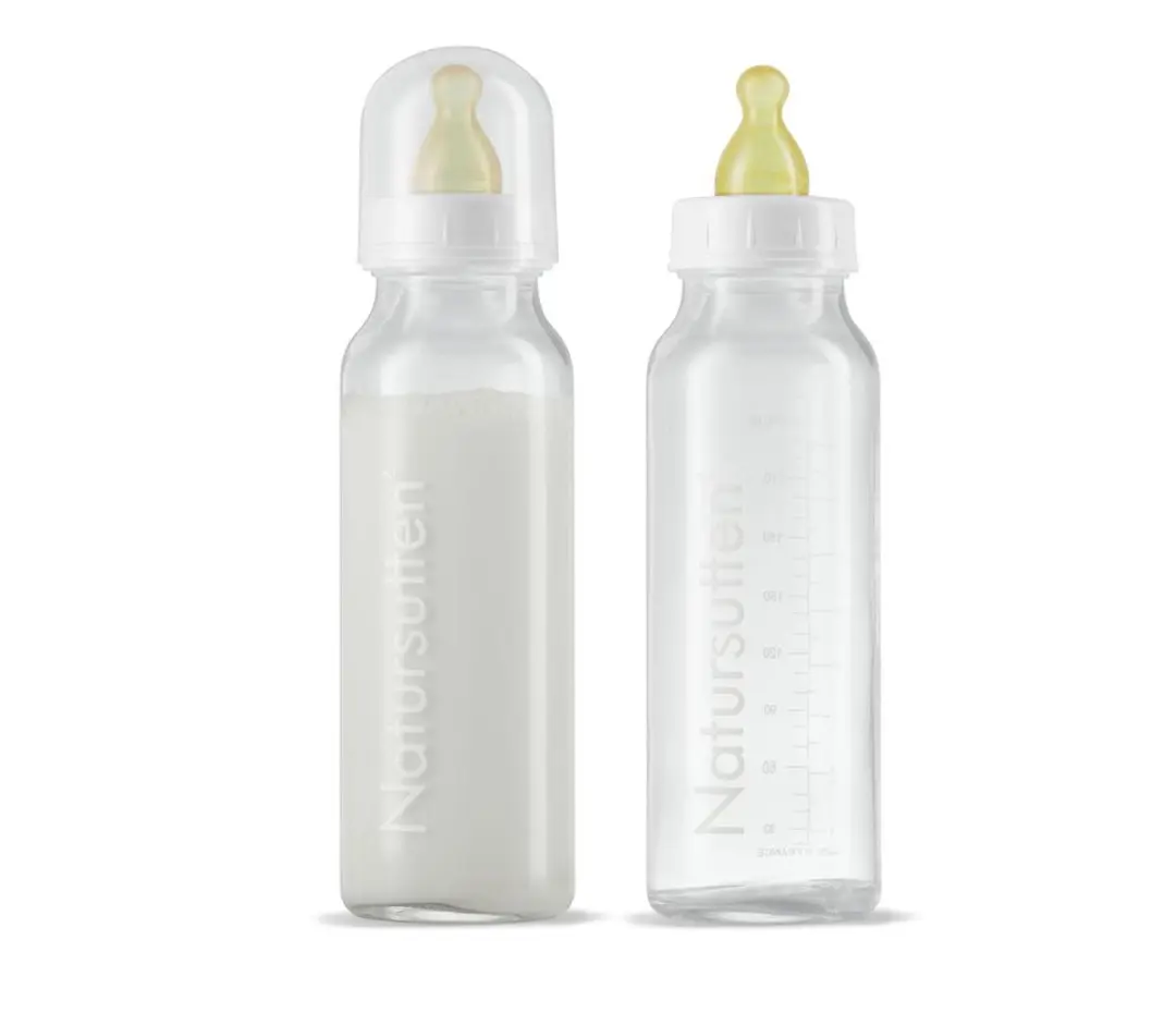 Natursutten Rubberen Flesspenen Fast Flow - 2 Stuks - Geel