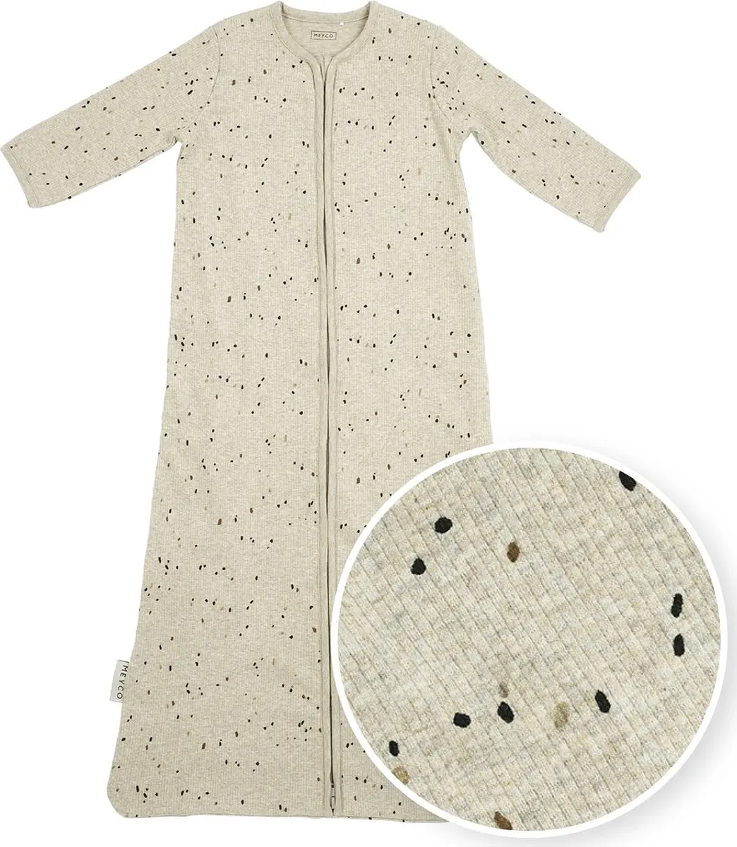 Meyco Baby Rib Mini Spot Slaapzak 110cm