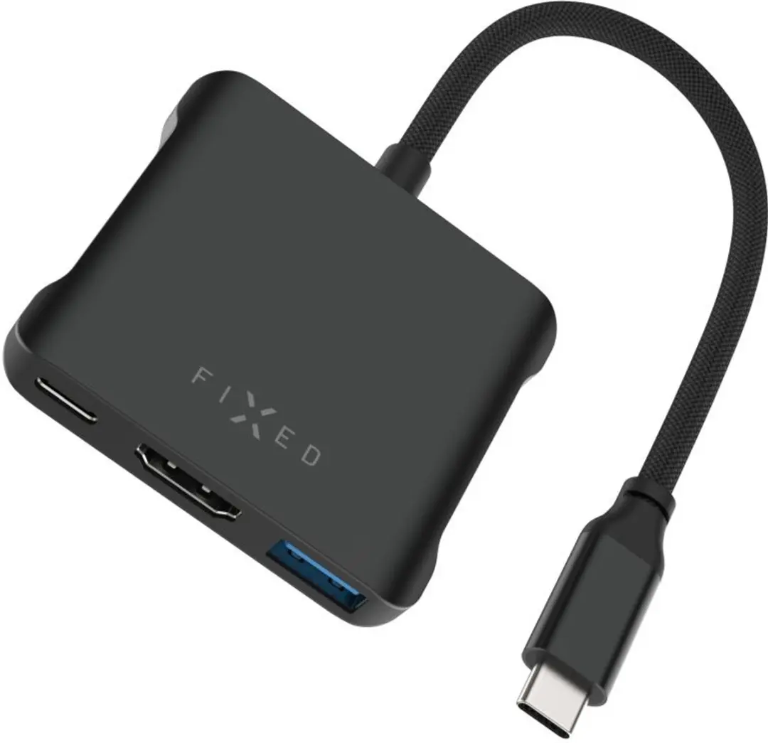 Fixed Hub Quadri 5-in-1 FIXHU-QR-BK USB-C Hub