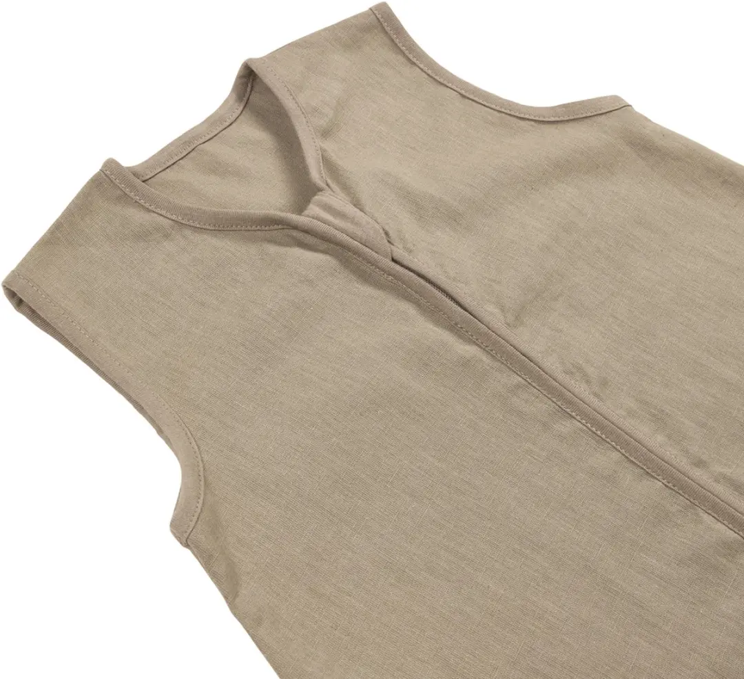 Meyco Baby Studio Collection Linnen Slaapoverall Jumper - Taupe 92cm
