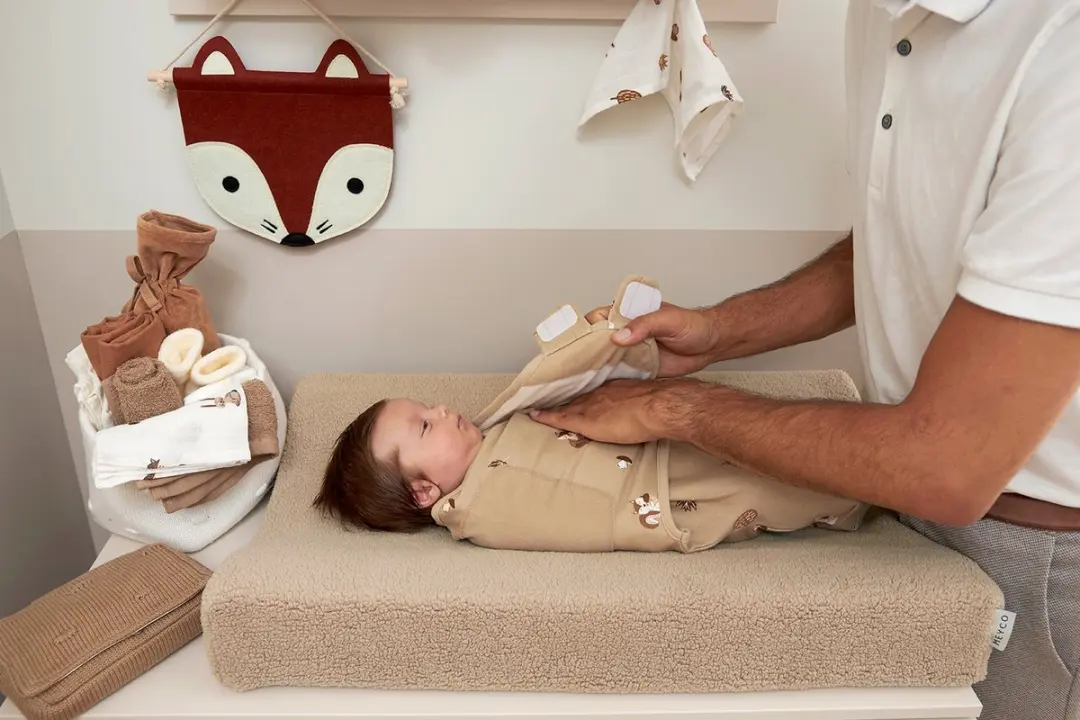 Meyco Baby Forest Animals Inbakerdoek 1.0 TOG - Sand