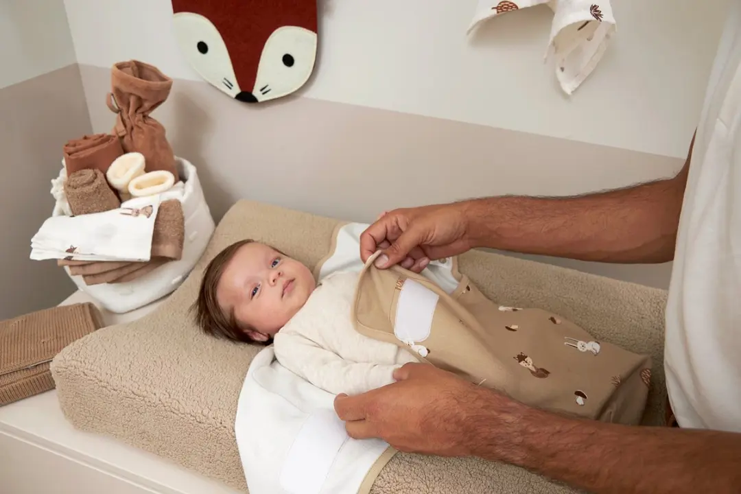 Meyco Baby Forest Animals Inbakerdoek 1.0 TOG - Sand