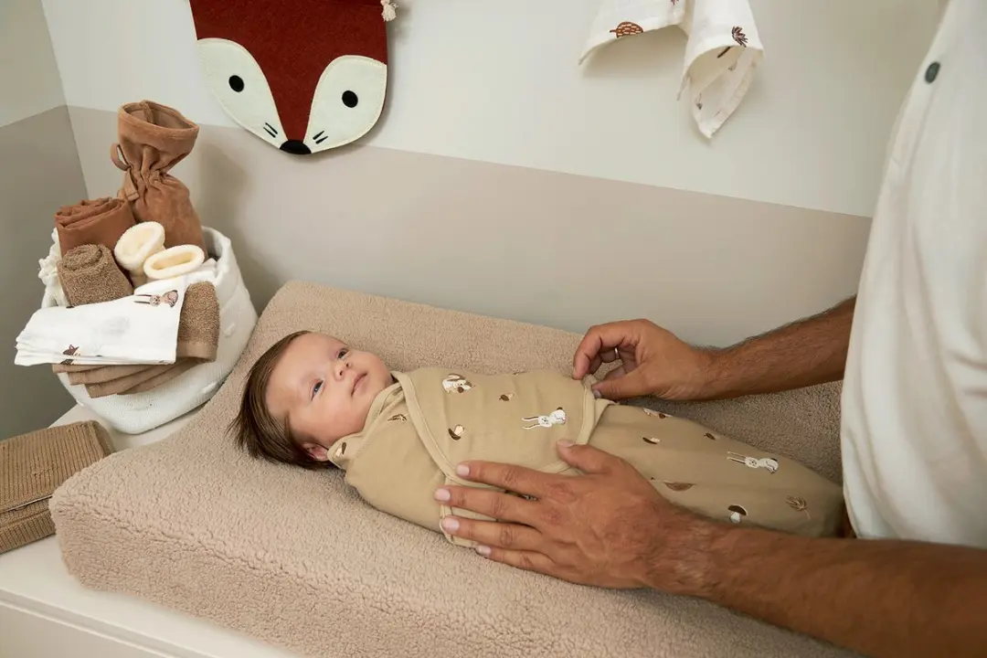 Meyco Baby Forest Animals Inbakerdoek 1.0 TOG - Sand