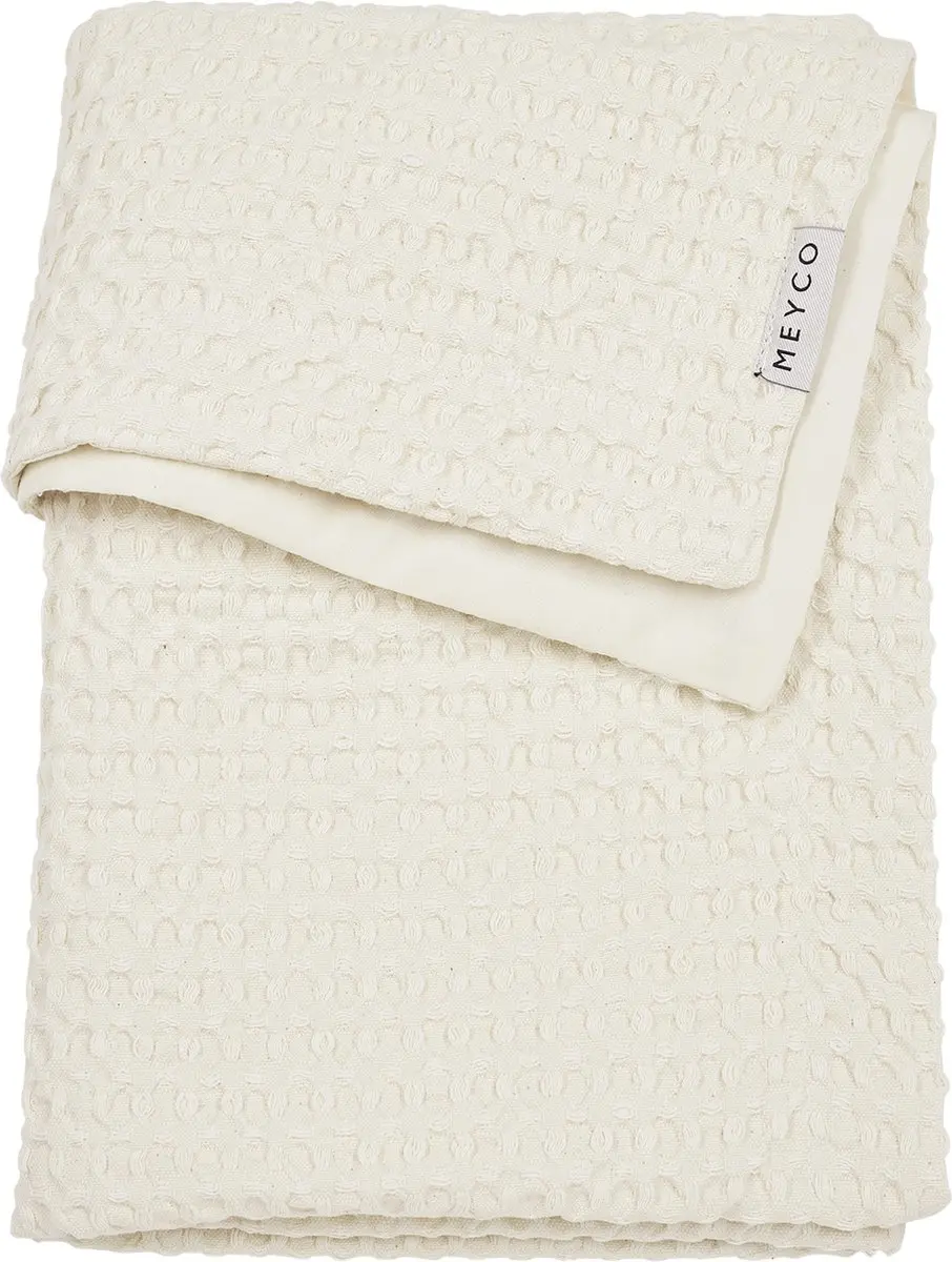 Meyco Baby Wafel Wiegdeken Nature 75x100cm