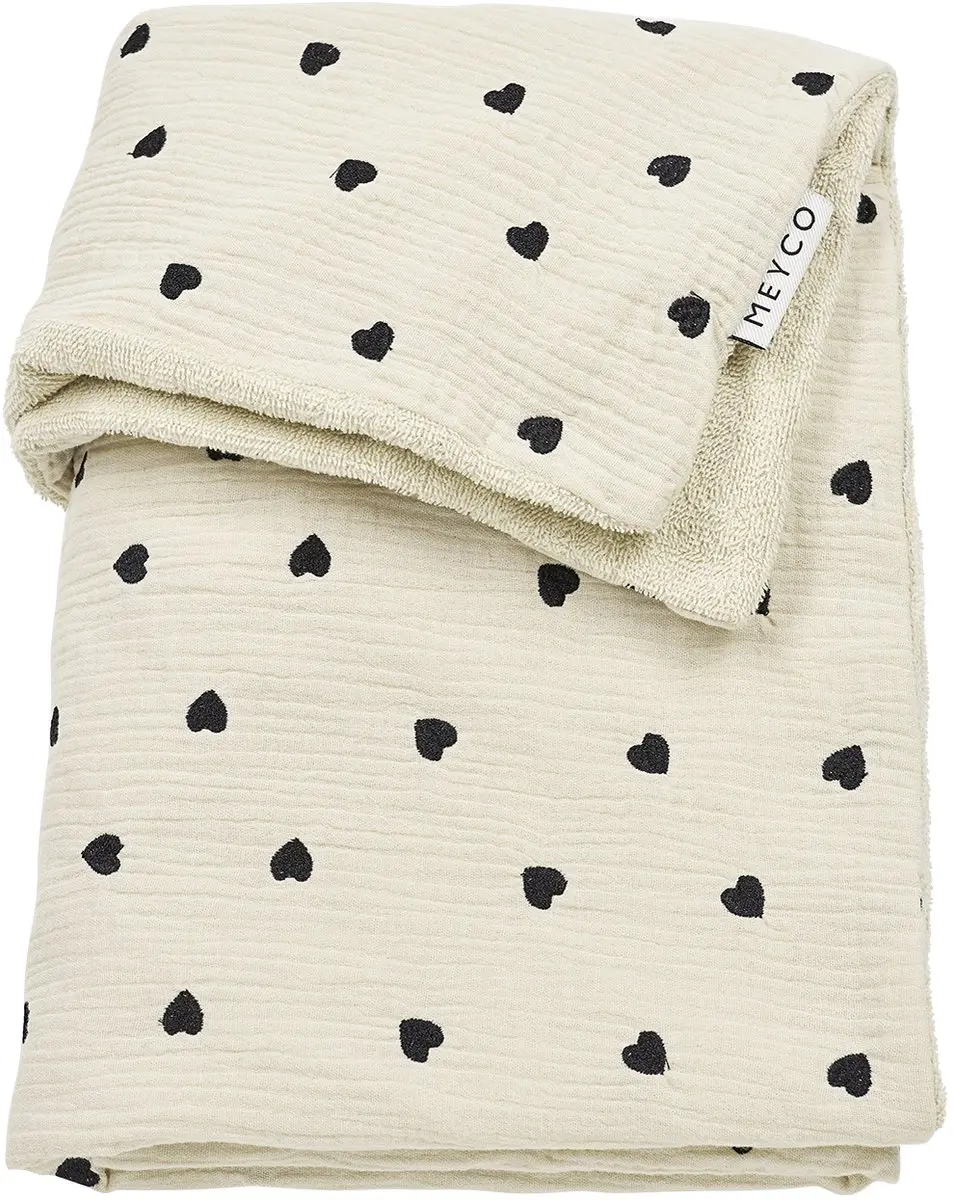 Meyco Baby Sweet Heart Wiegdeken Soft Sand 75x100cm