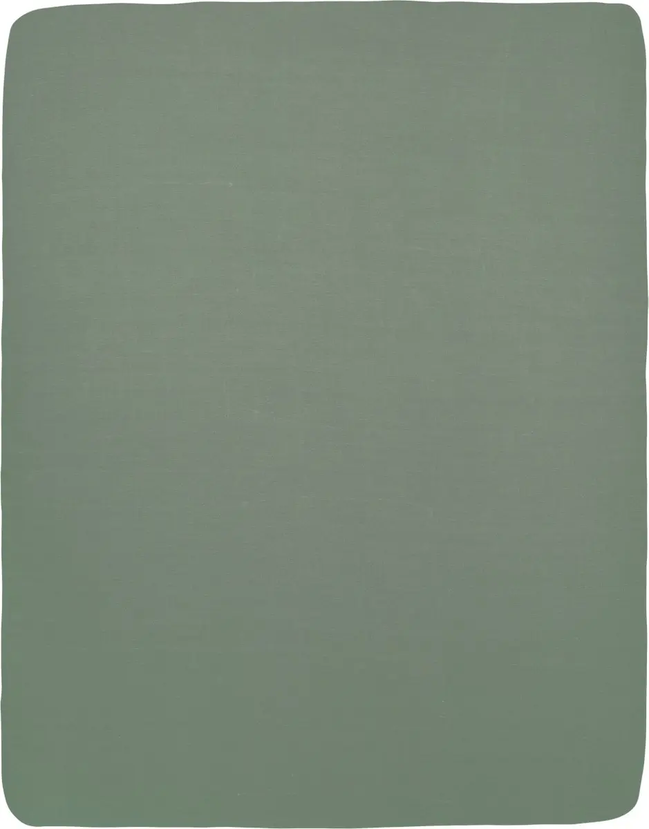 Meyco Baby Uni Hoeslaken Boxmatras 75x95cm - Forest Green