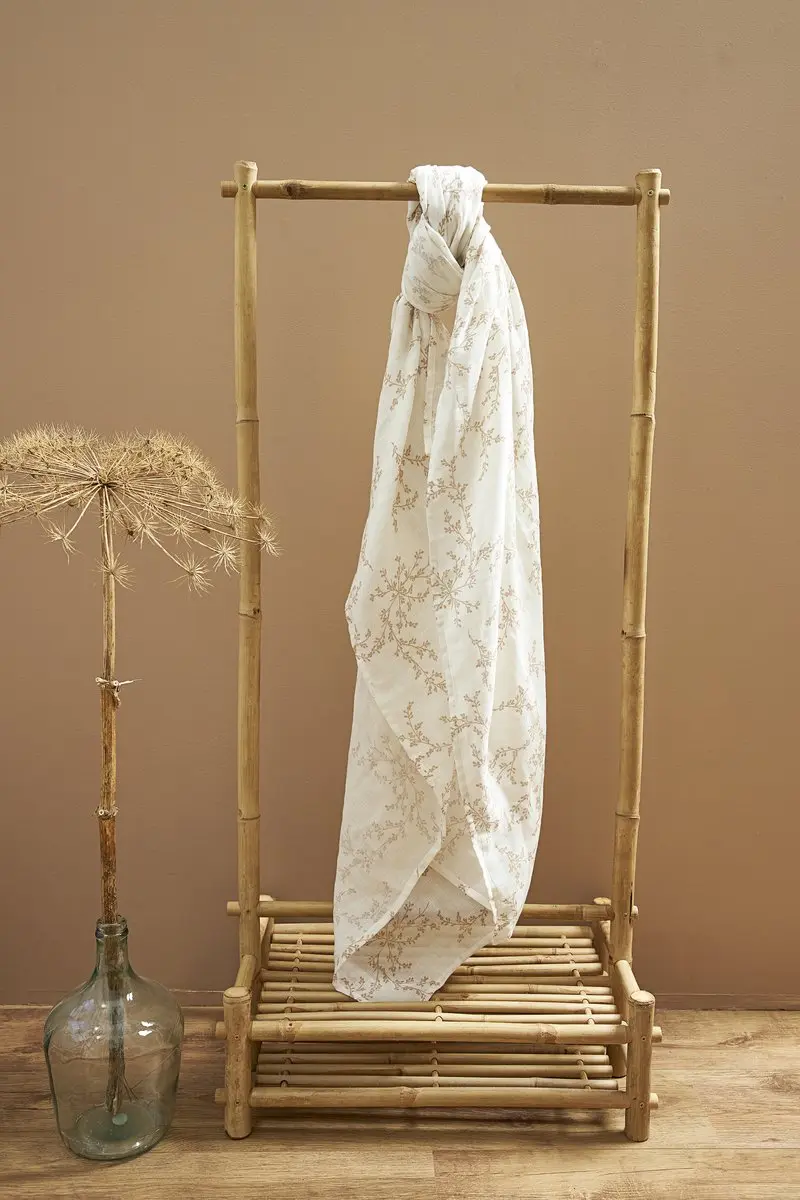 Meyco Baby Branches Swaddle 2 Stuks - 120x120cm - Sand