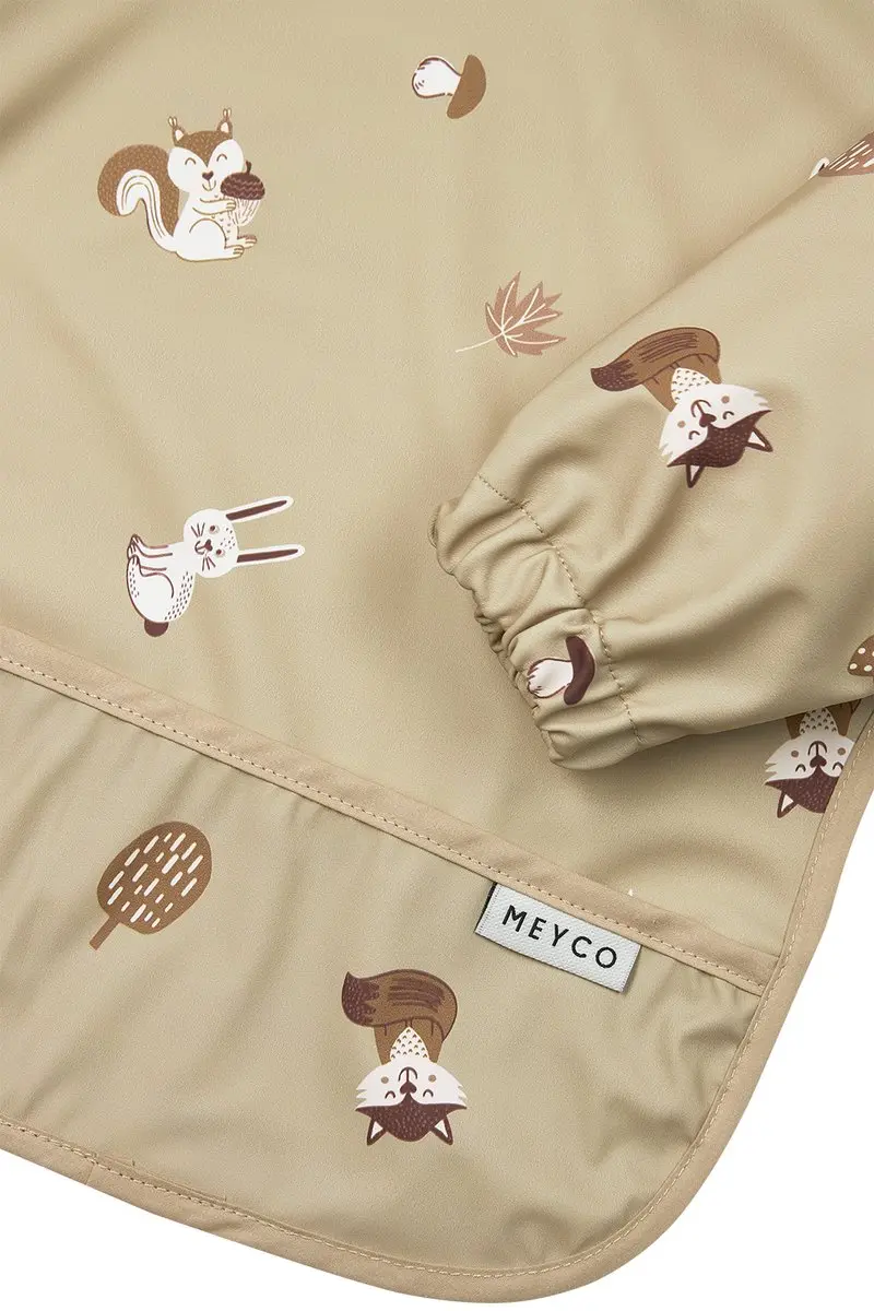 Meyco Baby Forest Animals Mouwslab - Sand