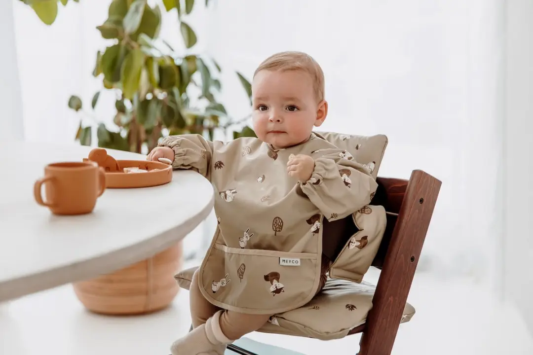 Meyco Baby Forest Animals Mouwslab - Sand