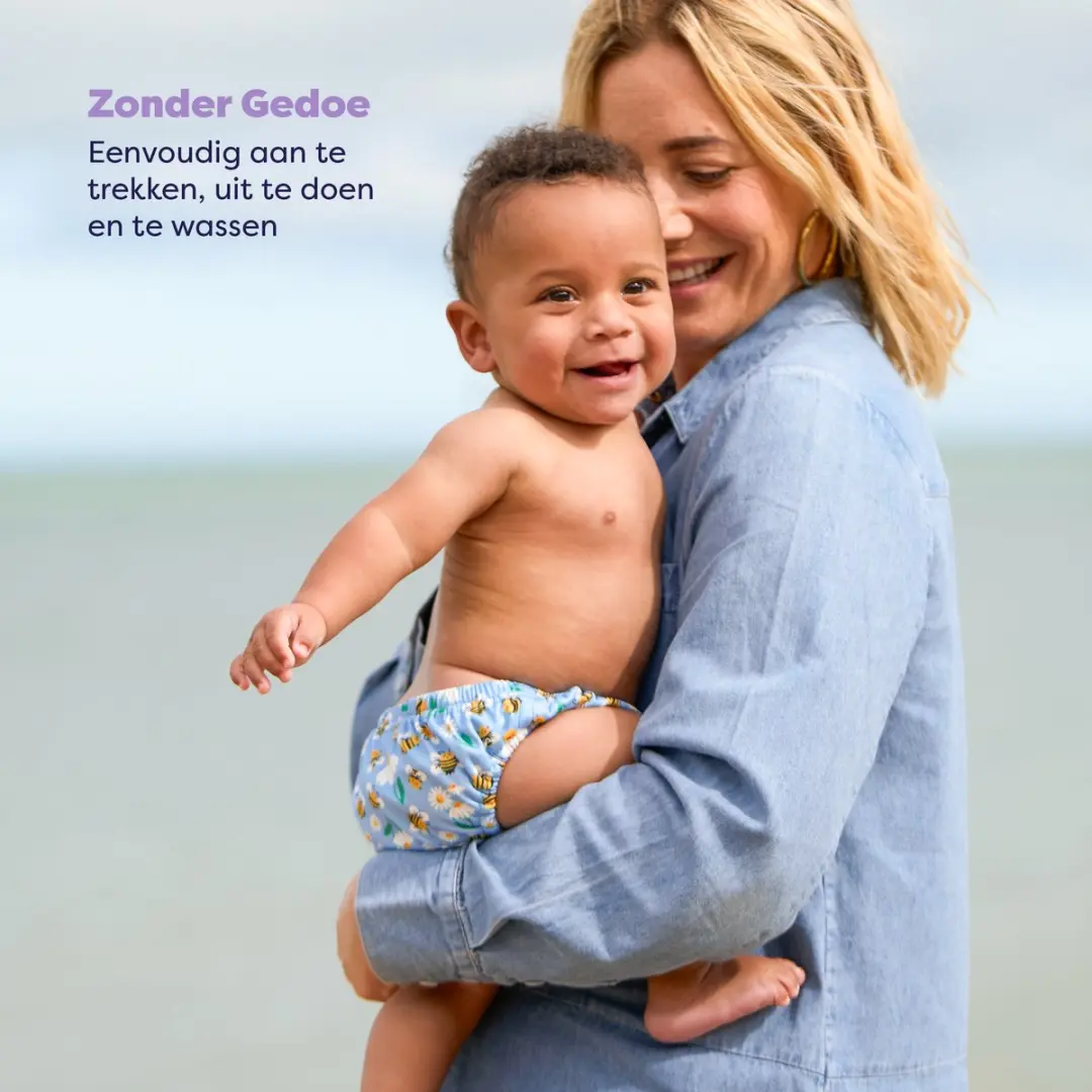 Bambino Mio Herbruikbare Zwemluier Bijenmotief - Maat 1