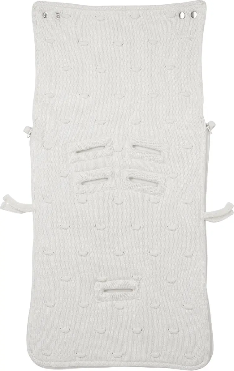 Meyco Baby Knots Voetenzak Offwhite 40x82cm - afbeelding 6 van 6