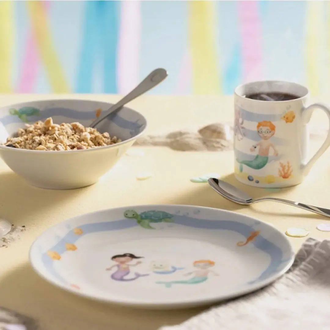 Leonardo AVVENTURA Zee Kinderservies Set 3-delig - Blauw