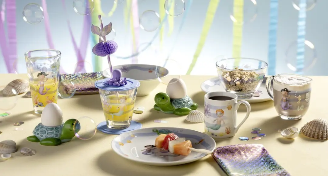Leonardo AVVENTURA Zee Kinderservies Set 3-delig - Blauw