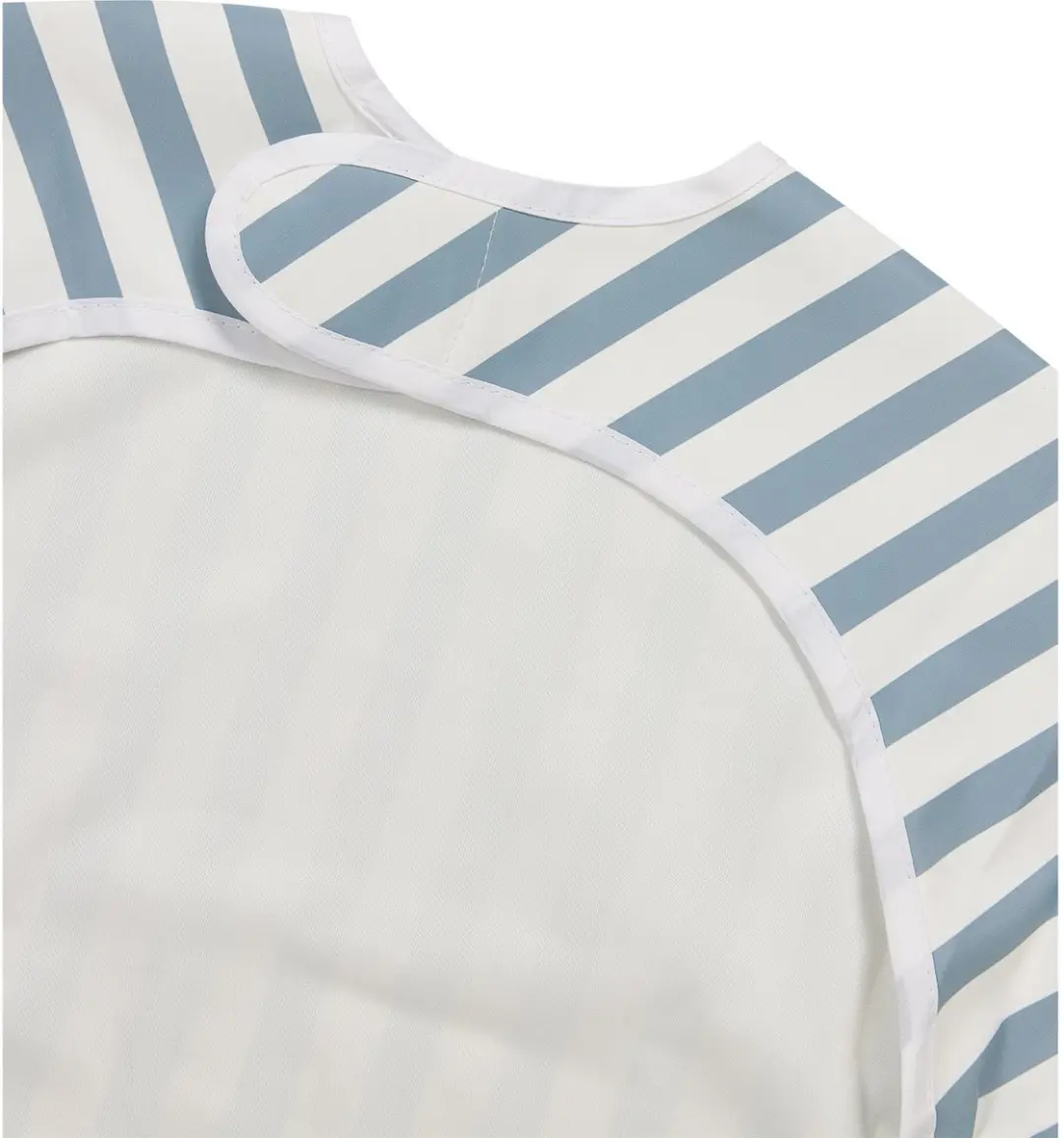 Meyco Baby Fat Stripe Mouwslab - Jeans Blue
