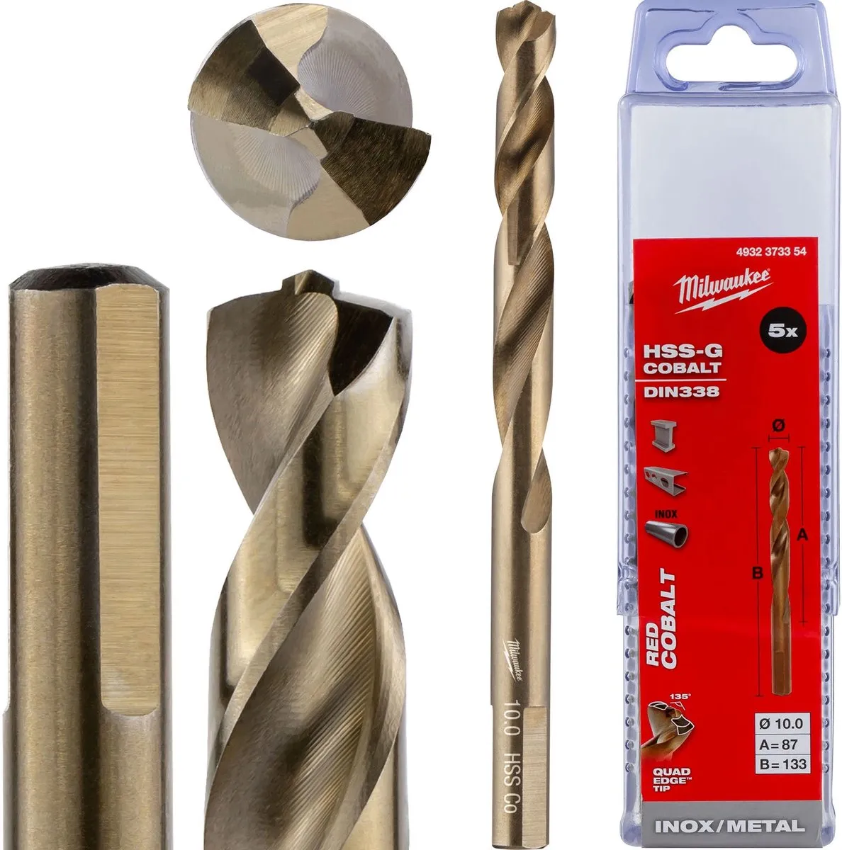 Milwaukee Metaalboren HSS-G Cobalt 10mm
