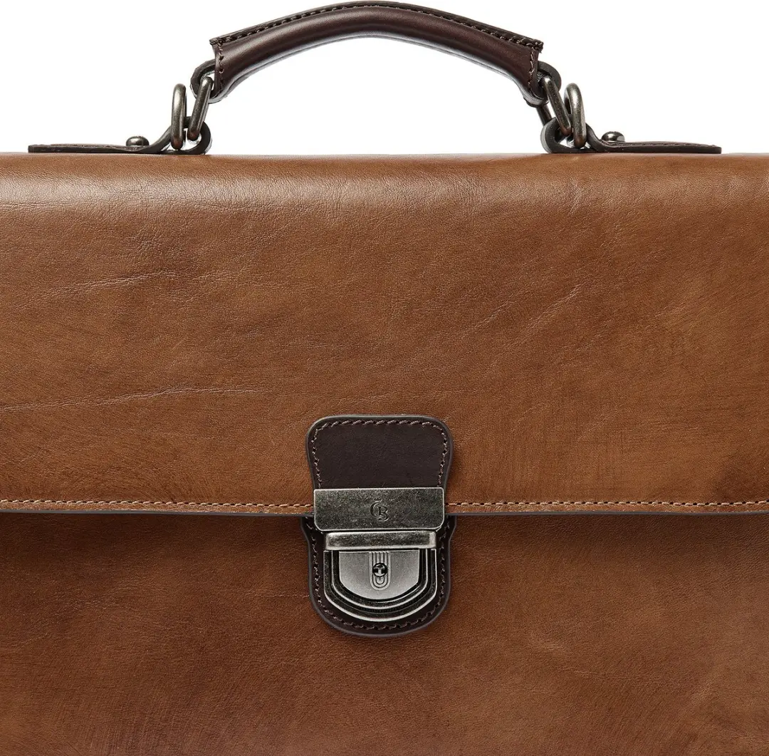 Castelijn & Beerens Rien Laptoptas 13.3" - RFID - Cognac