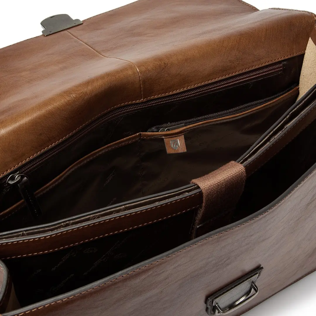 Castelijn & Beerens Rien Laptoptas 13.3" - RFID - Cognac