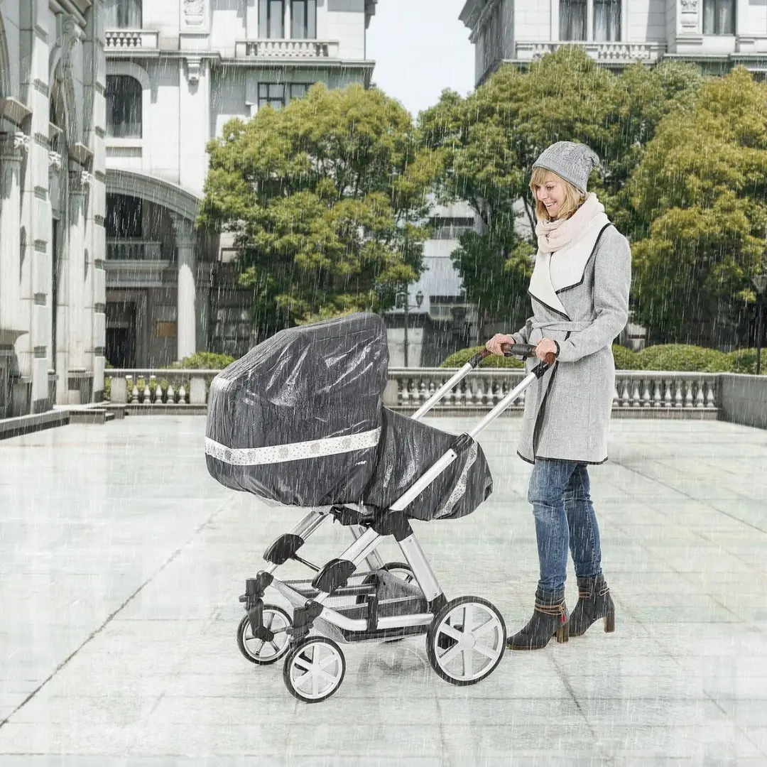Reer Designline Rainsafe Classic+ Regenhoes - Grijs