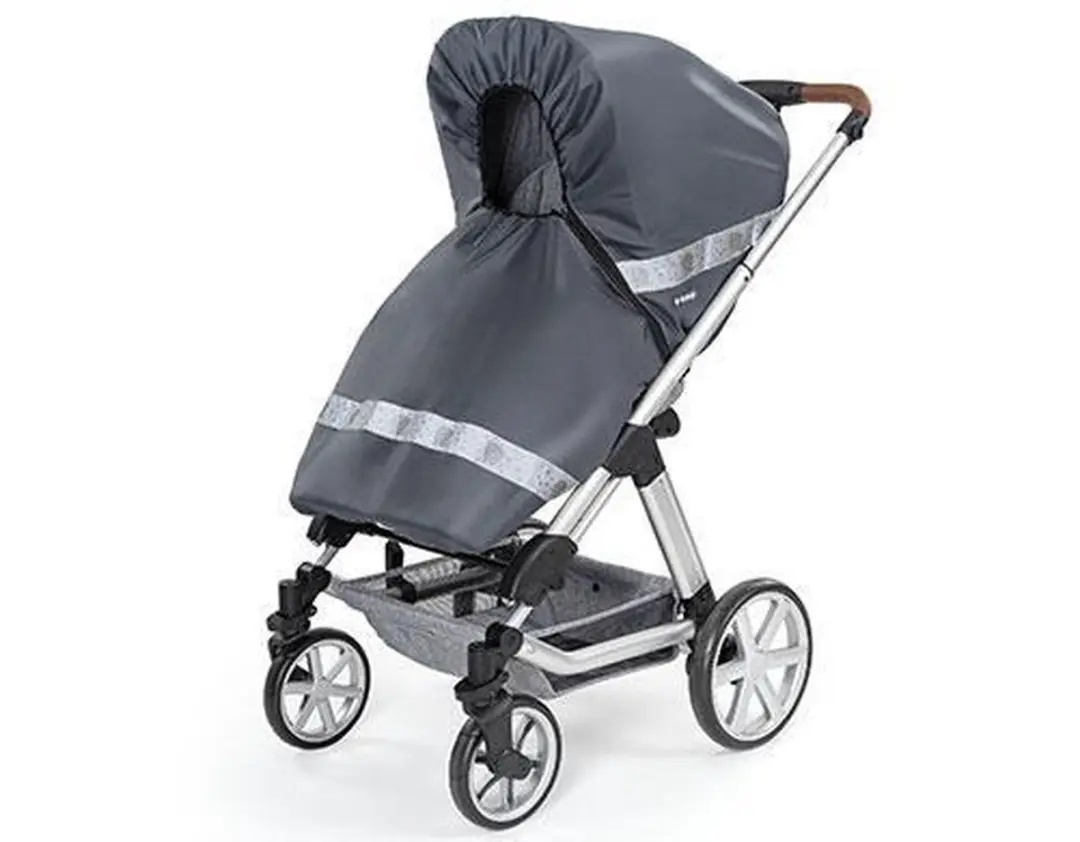 Reer Designline Rainsafe Classic+ Regenhoes - Grijs - afbeelding 6 van 6