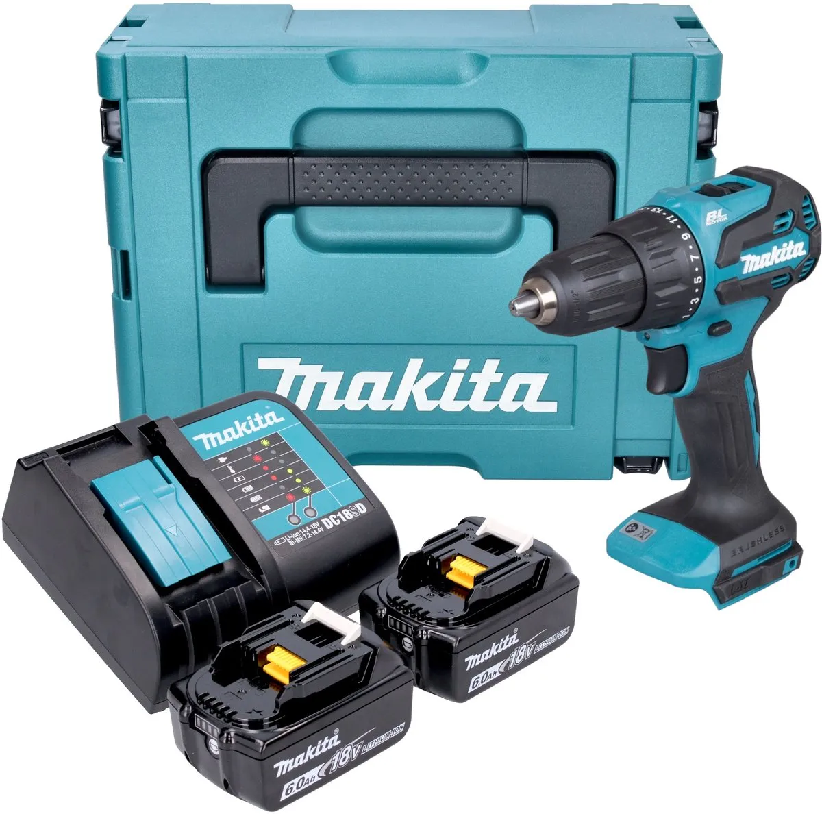 Makita DHP490SGJ Klopboormachine 18V 65Nm