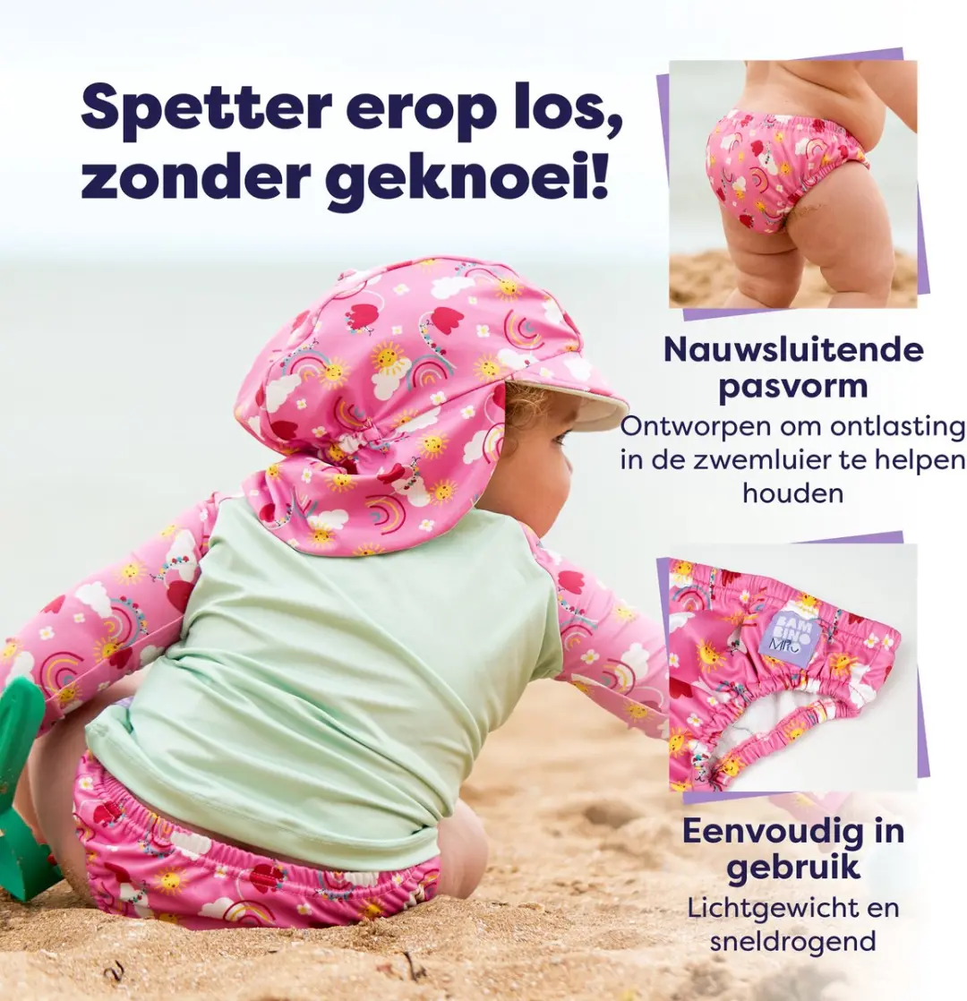 Bambino Mio Happy Days Herbruikbare Zwemluier Maat 1