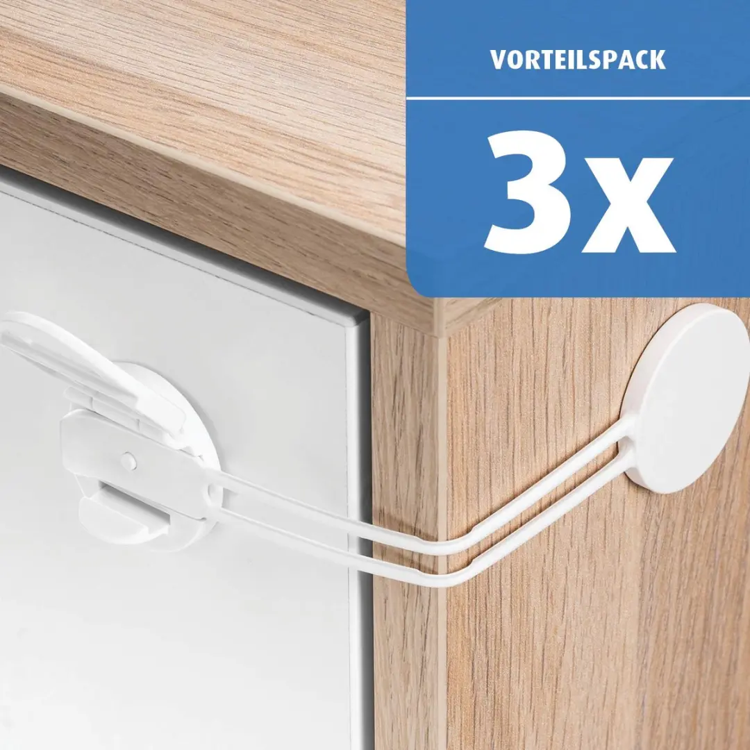 Reer Kinderveiligheidsslot - 3 Stuks Wit