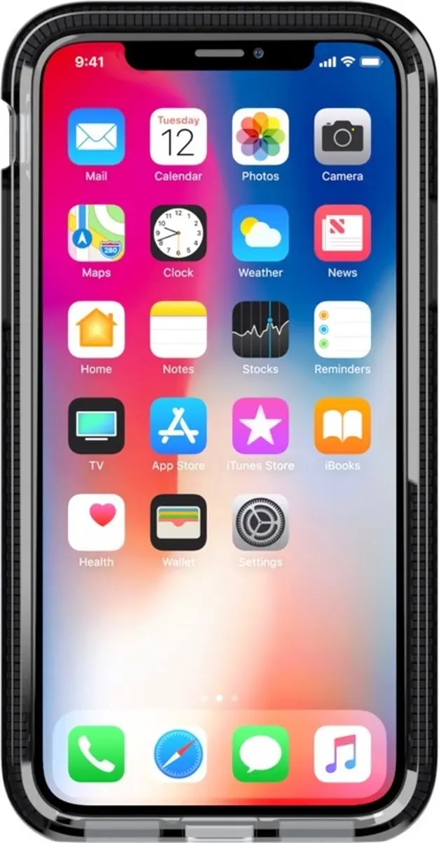 Tech21 Luxe Hoes iPhone X/XS - Zwart
