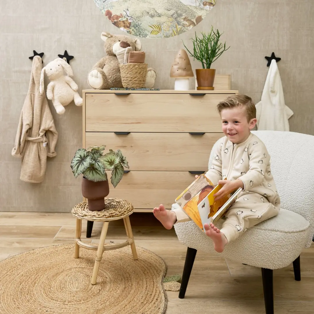 Meyco Baby Penguin Slaapoverall Jumper - 80cm - Soft Sand - afbeelding 6 van 6
