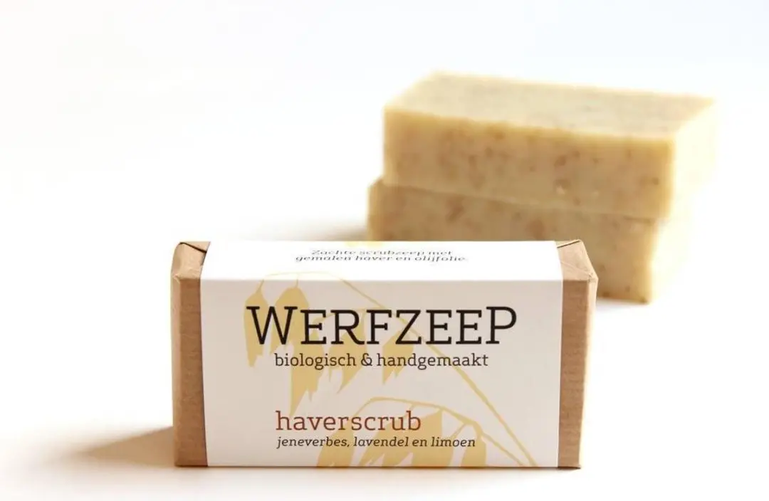 Werfzeep Haverscrub - Haverzeep 100g - Gevoelige huid