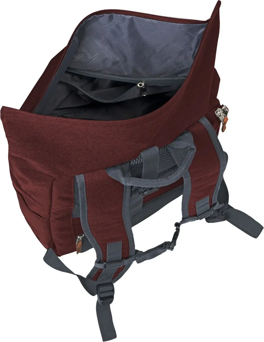 Travelite Basics Rollup Backpack 096310-70 - 15.6 inch - Bordeaux