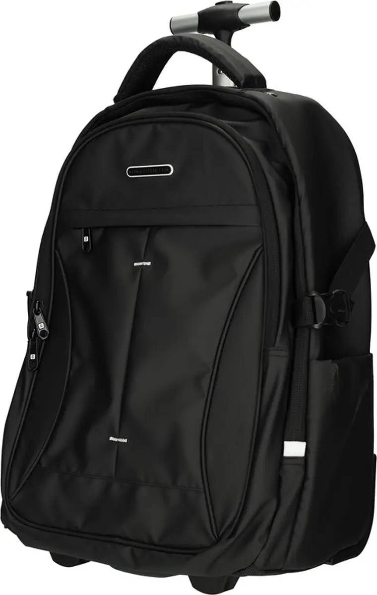 Enrico Benetti Northern Dames & Heren Laptoptrolley 17" - 10 Vakken - Zwart