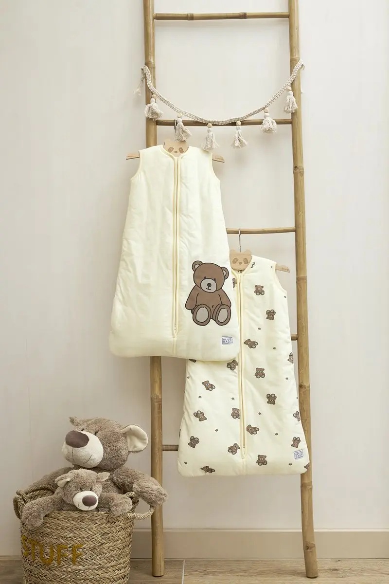 Meyco Baby Teddy Bear Slaapzak 2.0 TOG - 2 Stuks - 110cm - Soft Yellow