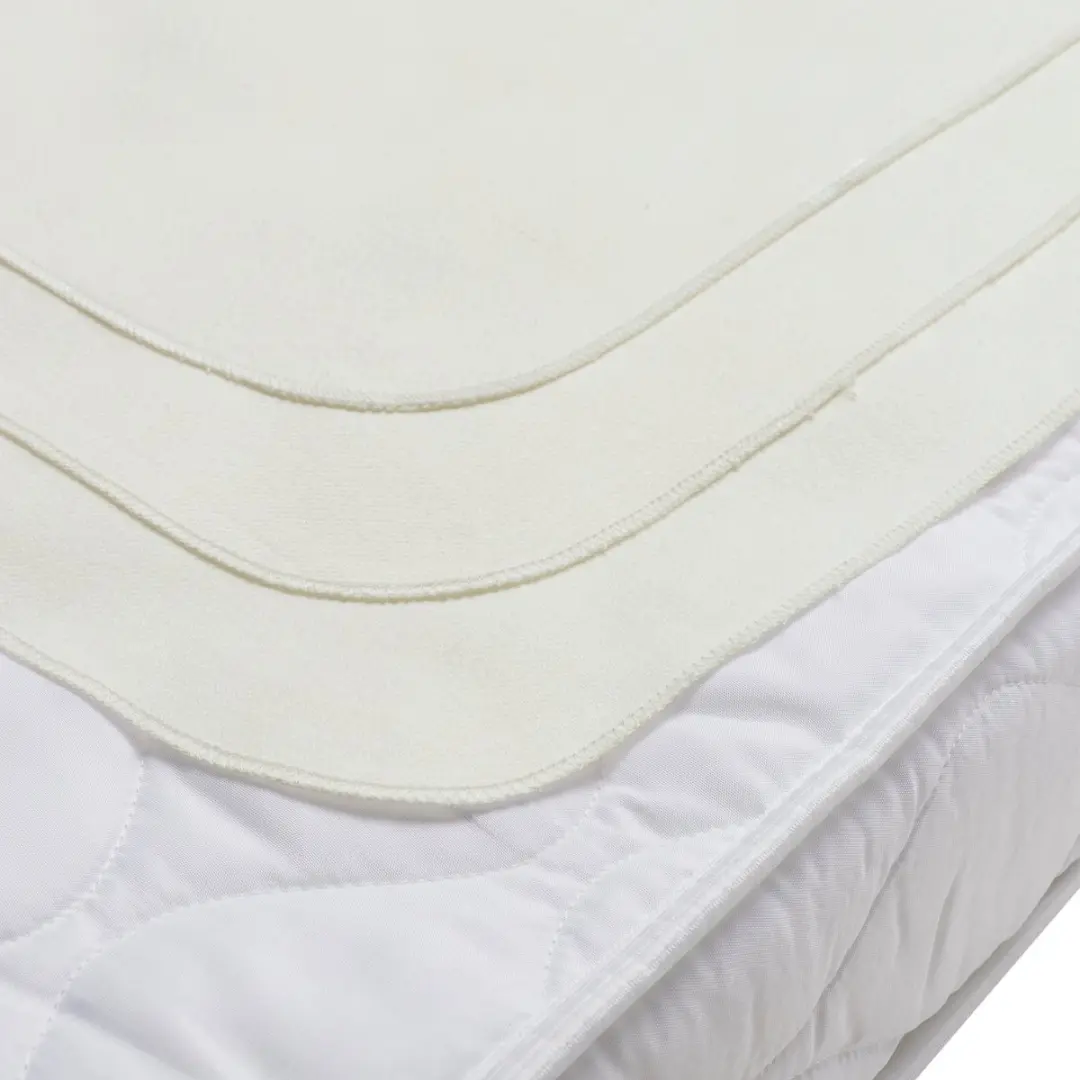 Meyco Baby Molton Onderlegger 3-pack - 68x75cm - Wit